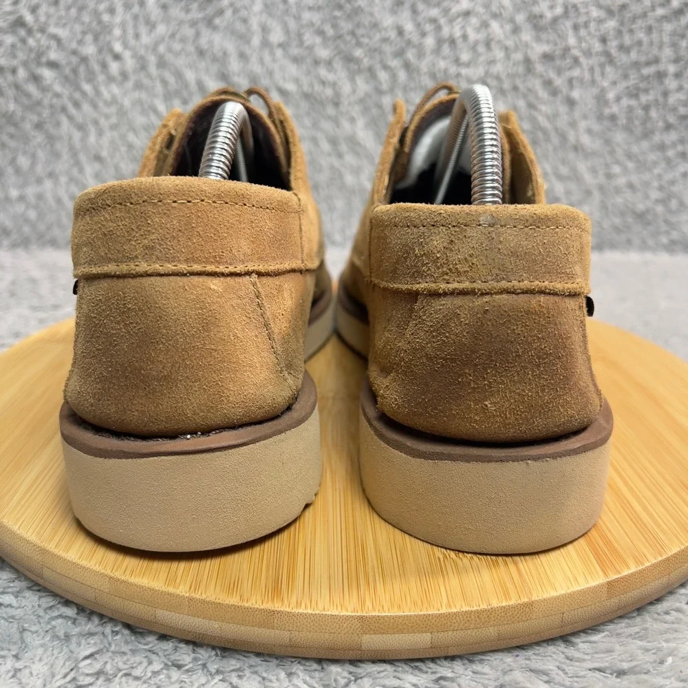 Sebago Suede‎ Shoes Mens 9.5 Tan Moc Toe Loafers Vibram  display picture 1